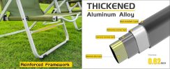 Whitsunday 4-Level Adjustment Table Portable Camping / Backpacking Chair
