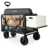 Whitsunday Collapsible Double Decker Wagon with Tailgate and All-Terrain Wheels