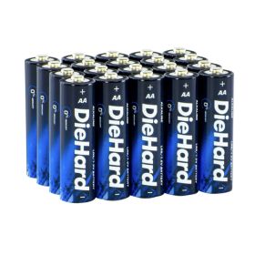 DieHard 41-1104 AA Alkaline Batteries – High Performance Long-Lasting Power (Available in 16 Pack & 20 Pack) (Pack: 20)