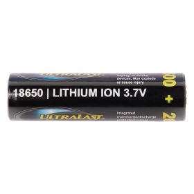 Ultralast UL1865-26-1P 18650 Rechargeable Li-Ion Battery – 3.7V 2,600mAh (Available in 1 Pack & 2 Pack) (Pack: 1)