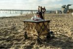 Whitsunday Moko Compact Folding Wagon Cart with Aluminum Table Plate