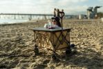 Whitsunday Moko Compact Folding Wagon Cart with Aluminum Table Plate