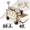 Whitsunday Moko Collapsible Wagon with Tailgate and All-Terrain Wheels