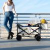 Whitsunday Folding Wagon 8" Heavy Duty Wheels with Rear Storage (Standard Size PLUS)