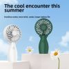 Portable USB Rechargeable Handheld Fan – Lightweight, Powerful, 3 Speeds, Travel & Office Ready, 3 Colors