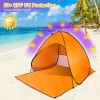 Pop-Up Beach Tent Sun Shade Shelter – Anti-UV, Waterproof with Net Window & Storage Bag for 2-3 People