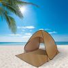 Pop-Up Beach Tent Sun Shade Shelter – Anti-UV, Waterproof with Net Window & Storage Bag for 2-3 People