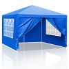 Waterproof Outdoor Gazebo – Patio Party Tent for Wedding & BBQ, 10' x 10'