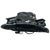 Outdoor Wide Brim Sun Hat with 2 Solar Rechargeable Fans – UPF50+, 3 Speeds, Breathable Waterproof Mesh for Hiking & Camping