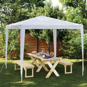 Party Tent (Color: White, Size: 8.2' x 8.2')