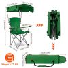 Foldable Beach Canopy Chair with Sun Protection