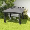Outdoor Patio Pop Up Canopy Gazebo Shelter with Zipper Netting, Carry Bag