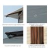 Outdoor Patio Pop Up Canopy Gazebo Shelter with Zipper Netting, Carry Bag