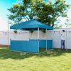 10' x 10' Pop-Up Canopy Tent - UV50+ Sun Shelter with Sidewalls & Wheeled Bag
