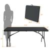 Portable Folding Table High Load-Bearing Plastic Camping Table