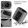 5-in-1 Wearable Waist Clip Fan – 10,000mAh, 5 Speeds, Flashlight & Hands-Free Turbo Cooling for Camping, Travel, Job Sites