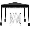 10'x10' EZ Pop Up Canopy with 4 Removable Sidewalls, Carry Bag & Weight Bags