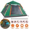 4–5 Person Pop-Up Camping Tent – Instant Setup, Waterproof with Mosquito Net Windows
