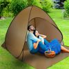Pop-Up Beach Tent Sun Shade Shelter – Anti-UV, Waterproof with Net Window & Storage Bag for 2-3 People