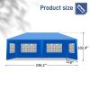 Outdoor Party Tent – Waterproof Canopy with 6 Removable Sidewalls