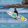 Touring Inflatable Paddle Board SUP – Includes Paddle, Backpack, Pump & Leash