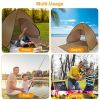 Pop-Up Beach Tent Sun Shade Shelter – Anti-UV, Waterproof with Net Window & Storage Bag for 2-3 People