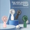 Portable USB Rechargeable Handheld Fan – Lightweight, Powerful, 3 Speeds, Travel & Office Ready, 3 Colors