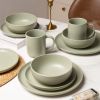 12-Piece Stoneware Dinnerware Set – Microwave & Dishwasher Safe, Non-Toxic, Stackable