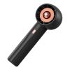 Portable Rechargeable Handheld Fan – Quiet Personal Desk & Phone Holder Fan with 3 Speeds & Removable Base