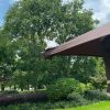 13' x 10' Patio Gazebo Canopy - Double Roof with Mosquito Netting