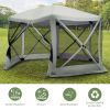 Outsunny 12'x12' Hexagon Pop-Up Party Tent Gazebo – Mesh Netting Walls & Shaded Interior