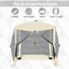 Outsunny Pop-Up Camping Canopy Gazebo – Screen Shelter Party Tent, 1-Person Easy Setup with Ventilating Mesh & Carry Bag