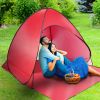 Pop-Up Beach Tent Sun Shade Shelter – Anti-UV, Waterproof with Net Window & Storage Bag for 2-3 People