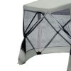 Outsunny 12'x12' Hexagon Pop-Up Party Tent Gazebo – Mesh Netting Walls & Shaded Interior
