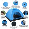 4 Persons Camping Waterproof Pop Up Tent