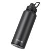 40 oz Insulated Stainless Steel Water Bottle with Wide Mouth Lid