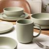 12-Piece Stoneware Dinnerware Set – Microwave & Dishwasher Safe, Non-Toxic, Stackable