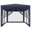 Party Tent with 6 Mesh Sidewalls