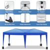 10'x20' EZ Pop Up Canopy with 6 Removable Sidewalls, Carry Bag & Weight Bags