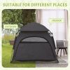 PawHut Extra Large Portable Dog Camping Tent – Green, with Carrying Bag for Beach, Backyard & Home