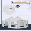 Heavy-Duty Outdoor Party Tent – Wedding Canopy with Storage Bags