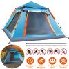4–5 Person Pop-Up Camping Tent – Instant Setup, Waterproof with Mosquito Net Windows