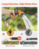 VEVOR Metal Garden Hose - Stainless Steel, No-Kink with 10-Function Nozzle