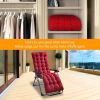 71" x 22" Plus Chaise Lounger Cushion - Outdoor Patio Recliner Pad