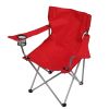 Foldable Beach Chair with Adjustable Canopy, Cup Holder, and Carry Bag