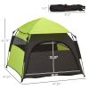 PawHut Extra Large Portable Dog Camping Tent – Green, with Carrying Bag for Beach, Backyard & Home