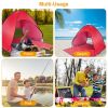 Pop-Up Beach Tent Sun Shade Shelter – Anti-UV, Waterproof with Net Window & Storage Bag for 2-3 People