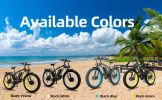 KETELES Electric Bike – 48V 23AH Dual 1000W Motors, 26"x4.0 MTB