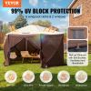 VERVO Pop-Up Gazebo Tent with 6 Removable Privacy Cloths & Mesh Windows