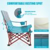 3-Person Folding Camping Chair - Padded with Dual Cup Holders